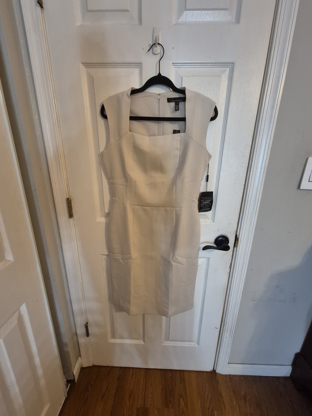 WHBM Square Neck Sheath Dress